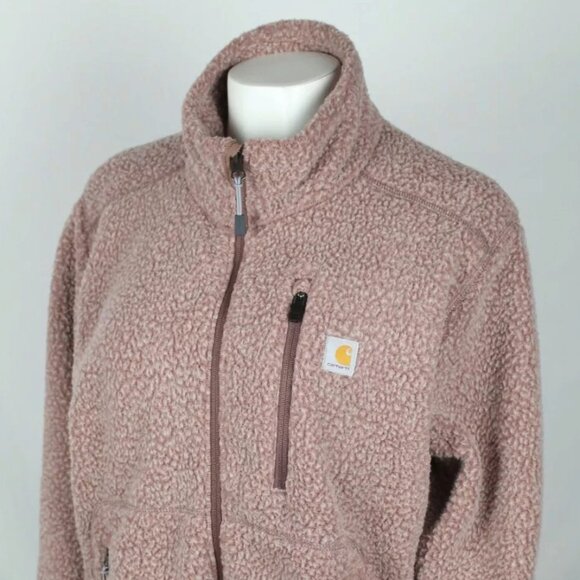 Carhartt Jackets & Blazers - Carhartt Women's Full Zip Fleece Jacket High Pile Sherpa  Brown 103913